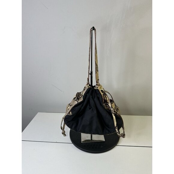 KATE SPADE Gold Coast Maryanne Large Quilted Snakeskin Python Leather Tote Purse - Picture 8 of 8
